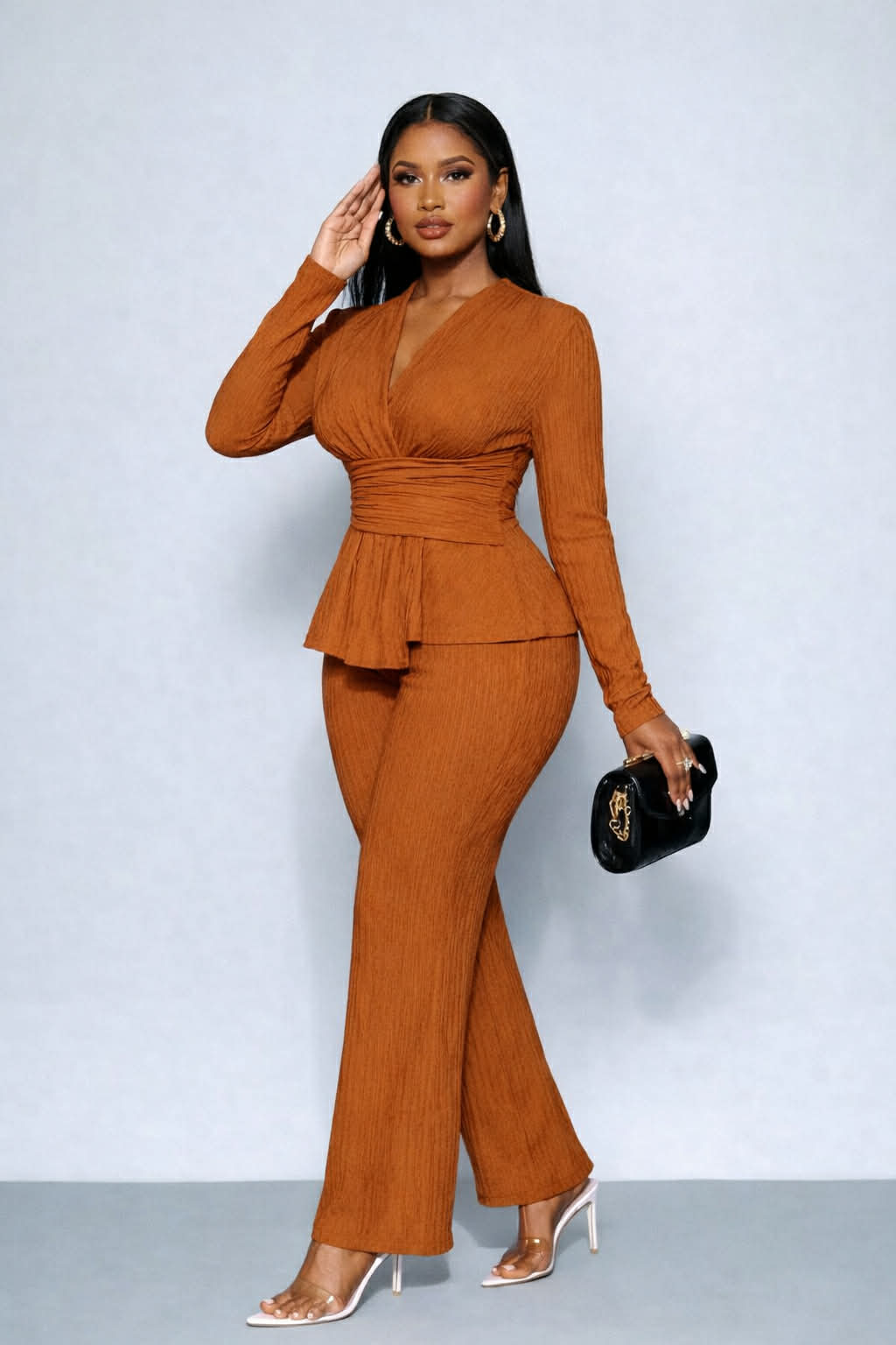 Two Pieces Set, Asymmetrical Hem Casual