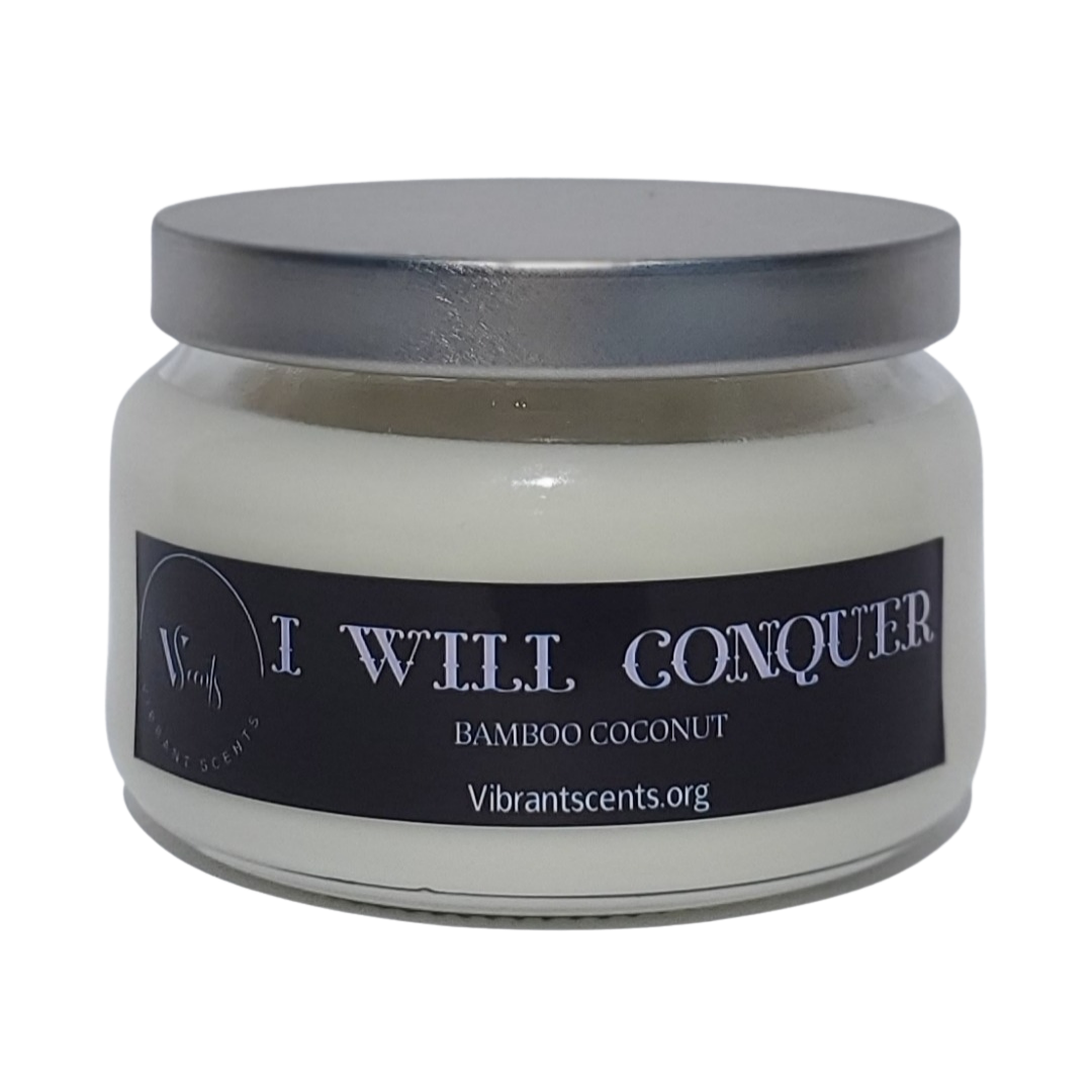 Affirmation Candle (I Will Conquer)