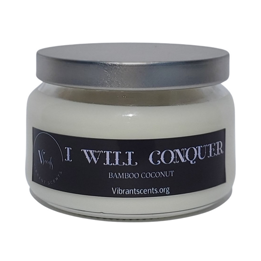 Affirmation Candle (I Will Conquer)
